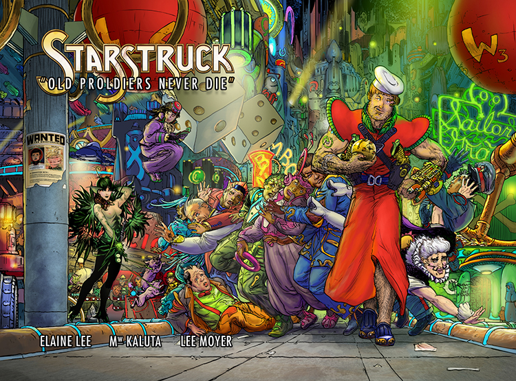 Cover of Starstruck: Old Proldiers Never Die by Elaine Lee and Michael KalutaCover of Starstruck: Old Proldiers Never Die by Elaine Lee and Michael Kaluta